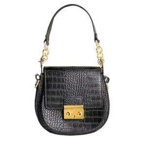 AB ASIA BELLUÇCI NWT Made in Italy Crossbody Handbag in Black